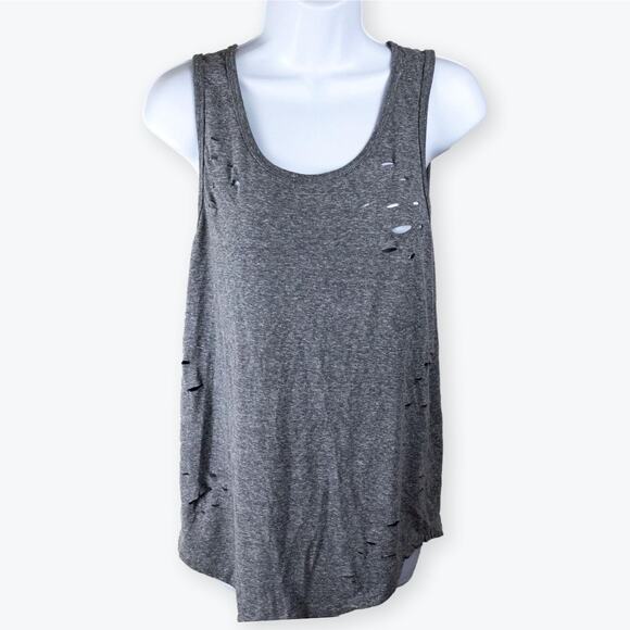 Forever 21 Gray Casual Cutout Women Tank Top S - Picture 1 of 6
